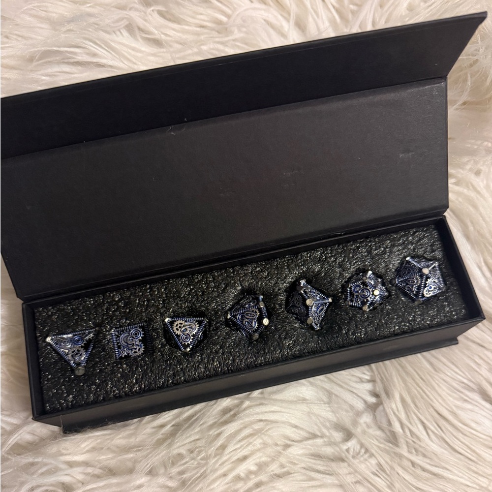 Metal DND Dice Set for Dungeons & Dragons Board Game